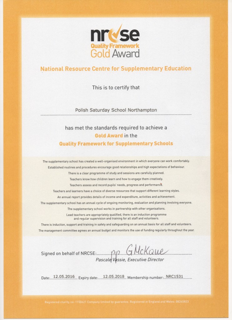gold award