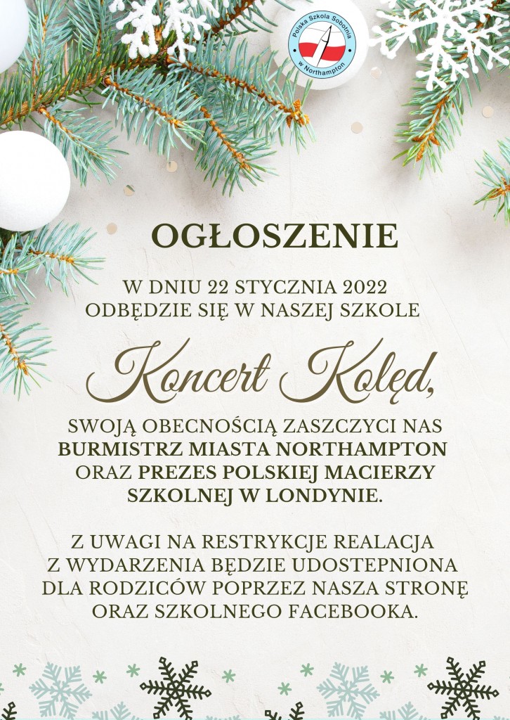 White & Green Photocentric Christmas Party Invitation
